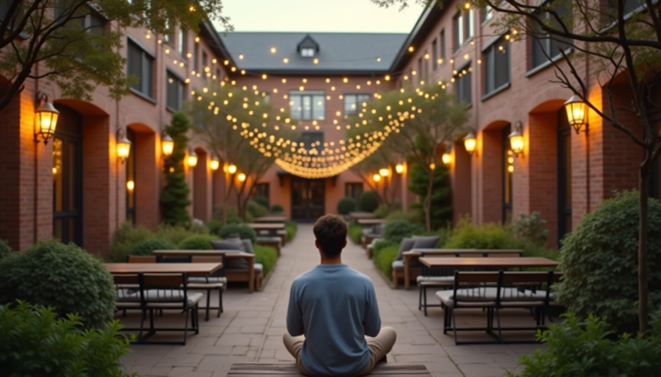Peaceful residential setting at Destiny Recovery Center promoting healing